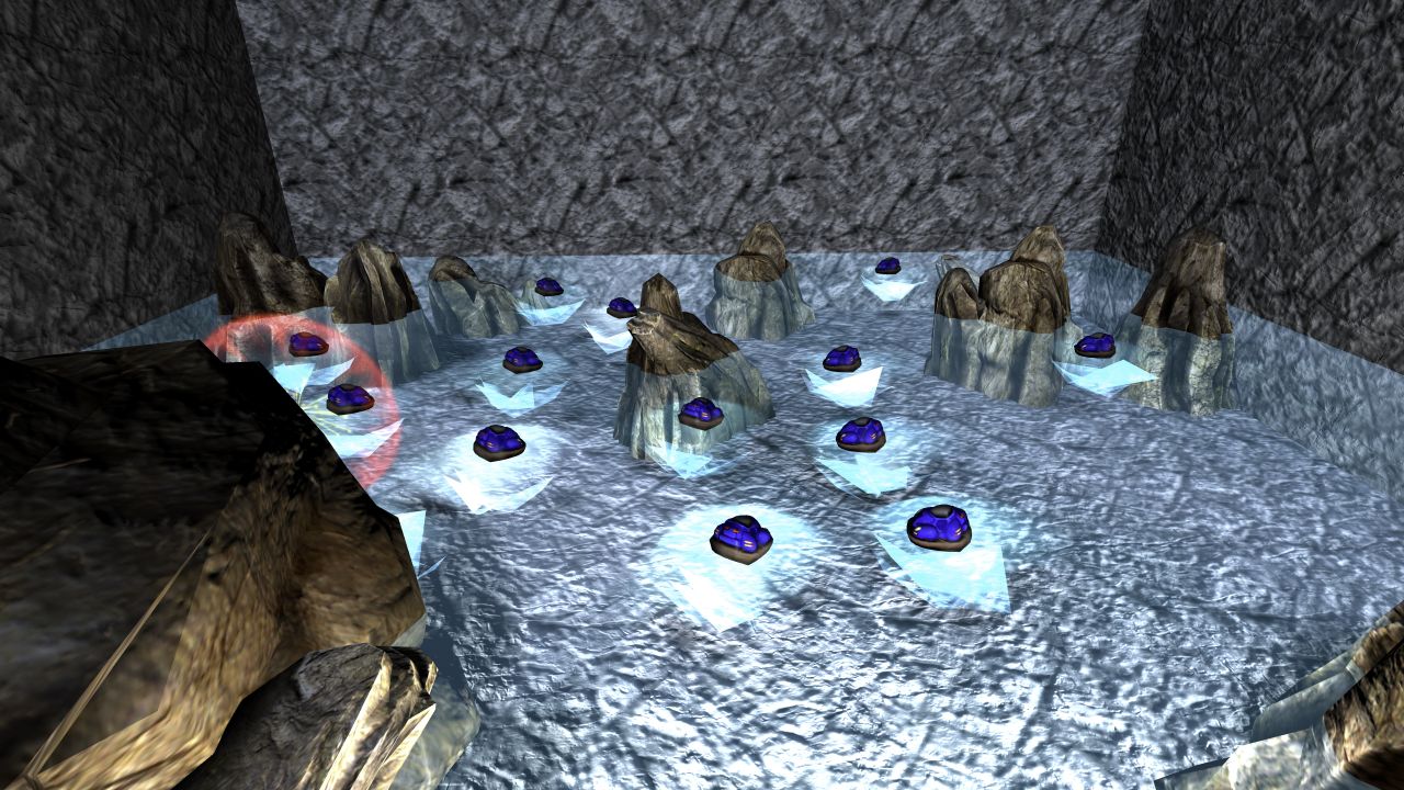 Hovercraft Chase gameplay